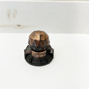 Vintage Collectible Expo 86 Geodesic Dome Pencil Sharpener Bronze 1983